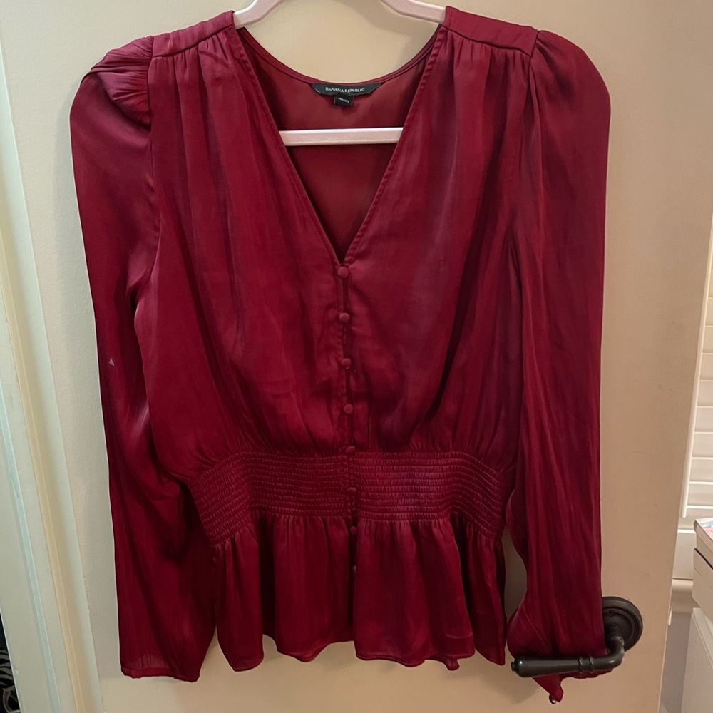 Banana Republic silk blouse